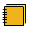 Source: https://openmoji.org/library/emoji-1F4D2/