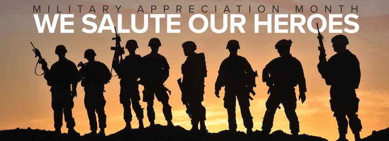 May is Military Appreciation month